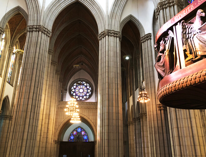 Catedral da Se em SP detalhes