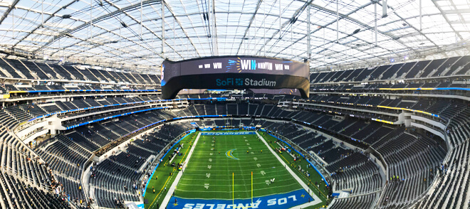 Panorâmica SoFi Stadium Los Angeles