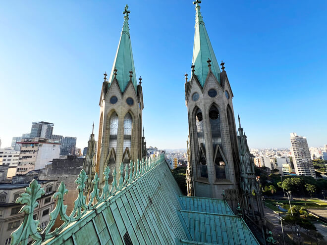 Torres Catedral da Se Sao Paulo