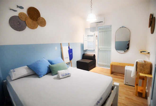 Quarto da Vila Duju em Porto de Galinhas